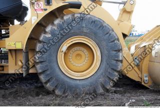 Photo Texture of Excavator Wheel