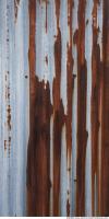 Photo Texture of Metal Corrugated Plates Rusted