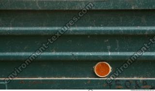 Photo Texture of Metal Corrugated Plates Painted