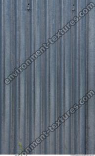 Photo Texture of Metal Corrugated Plates Galvanized