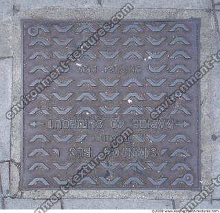 Ground Sewer Grate 0007