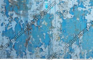 Photo Texture of Metal Paint Peeling