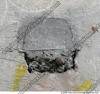 Photo Texture of Wall Plaster Patched