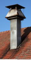 photo texture of metal chimney