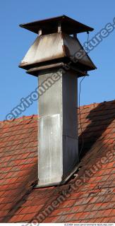 photo texture of metal chimney