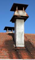 photo texture of metal chimney