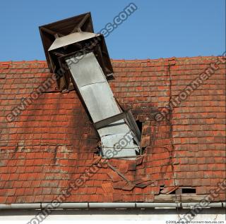 photo texture of metal chimney