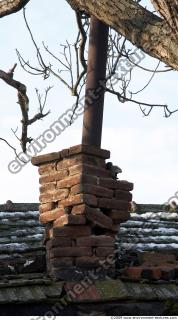 photo texture of brick chimney