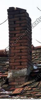 photo texture of brick chimney