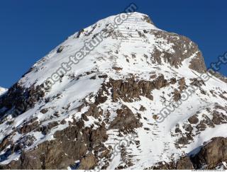 Photo Texture of Background Snowy Mountains