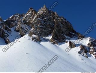 Photo Texture of Background Snowy Mountains