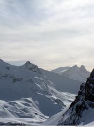 Photo Textures of Background Snowy Mountains