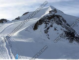 Photo Texture of Background Snowy Mountains