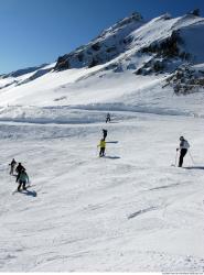 Photo Textures of Background Snowy Mountains