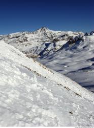 Photo Textures of Background Snowy Mountains