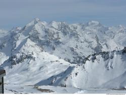 Photo Textures of Background Snowy Mountains