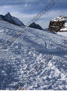 Photo Texture of Background Snowy Mountains