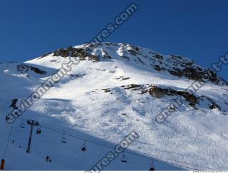 Photo Texture of Background Snowy Mountains