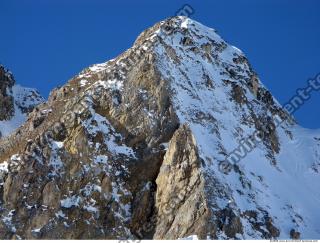 Photo Texture of Background Snowy Mountains