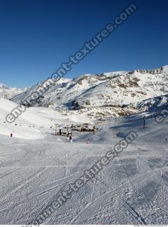 Photo Texture of Background Snowy Mountains