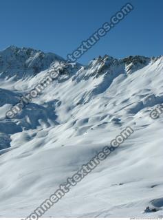 Photo Texture of Background Snowy Mountains