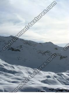 Photo Texture of Background Snowy Mountains