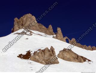 Photo Texture of Background Snowy Mountains