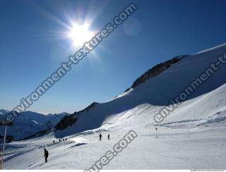 Photo Texture of Background Snowy Mountains