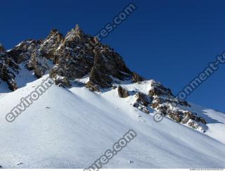 Photo Texture of Background Snowy Mountains