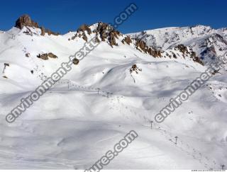 Photo Texture of Background Snowy Mountains