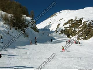 Photo Texture of Background Snowy Mountains