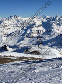 Photo Texture of Background Snowy Mountains