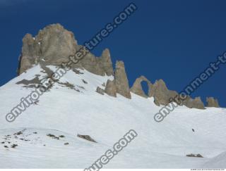 Photo Texture of Background Snowy Mountains