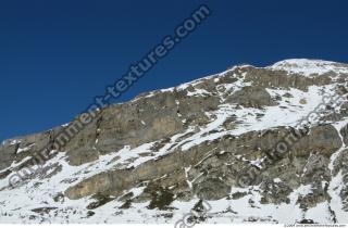 Photo Texture of Background Snowy Mountains