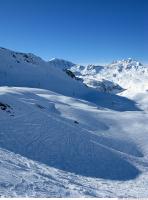 Photo Texture of Background Snowy Mountains