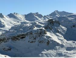 Photo Textures of Background Snowy Mountains