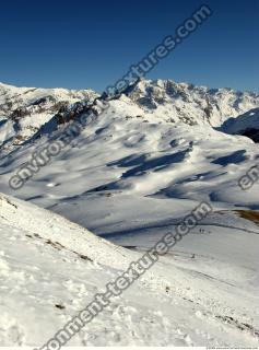 Photo Texture of Background Snowy Mountains