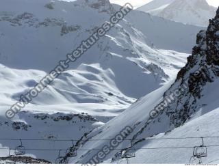 Photo Texture of Background Snowy Mountains