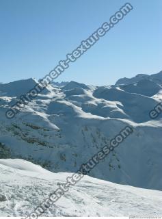 Photo Texture of Background Snowy Mountains