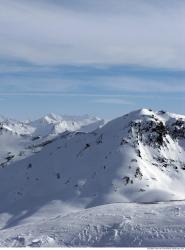 Photo Textures of Background Snowy Mountains