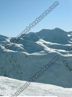 Photo Texture of Background Snowy Mountains