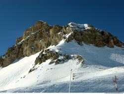 Photo Textures of Background Snowy Mountains