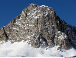 Photo Textures of Background Snowy Mountains