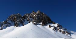 Photo Textures of Background Snowy Mountains