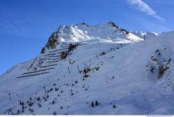 Photo Textures of Background Snowy Mountains