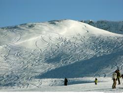 Photo Textures of Background Snowy Mountains