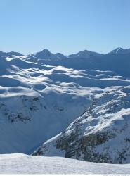 Photo Textures of Background Snowy Mountains