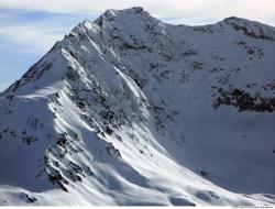 Photo Textures of Background Snowy Mountains