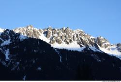 Photo Textures of Background Snowy Mountains