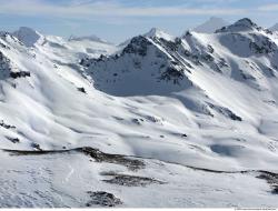 Photo Textures of Background Snowy Mountains